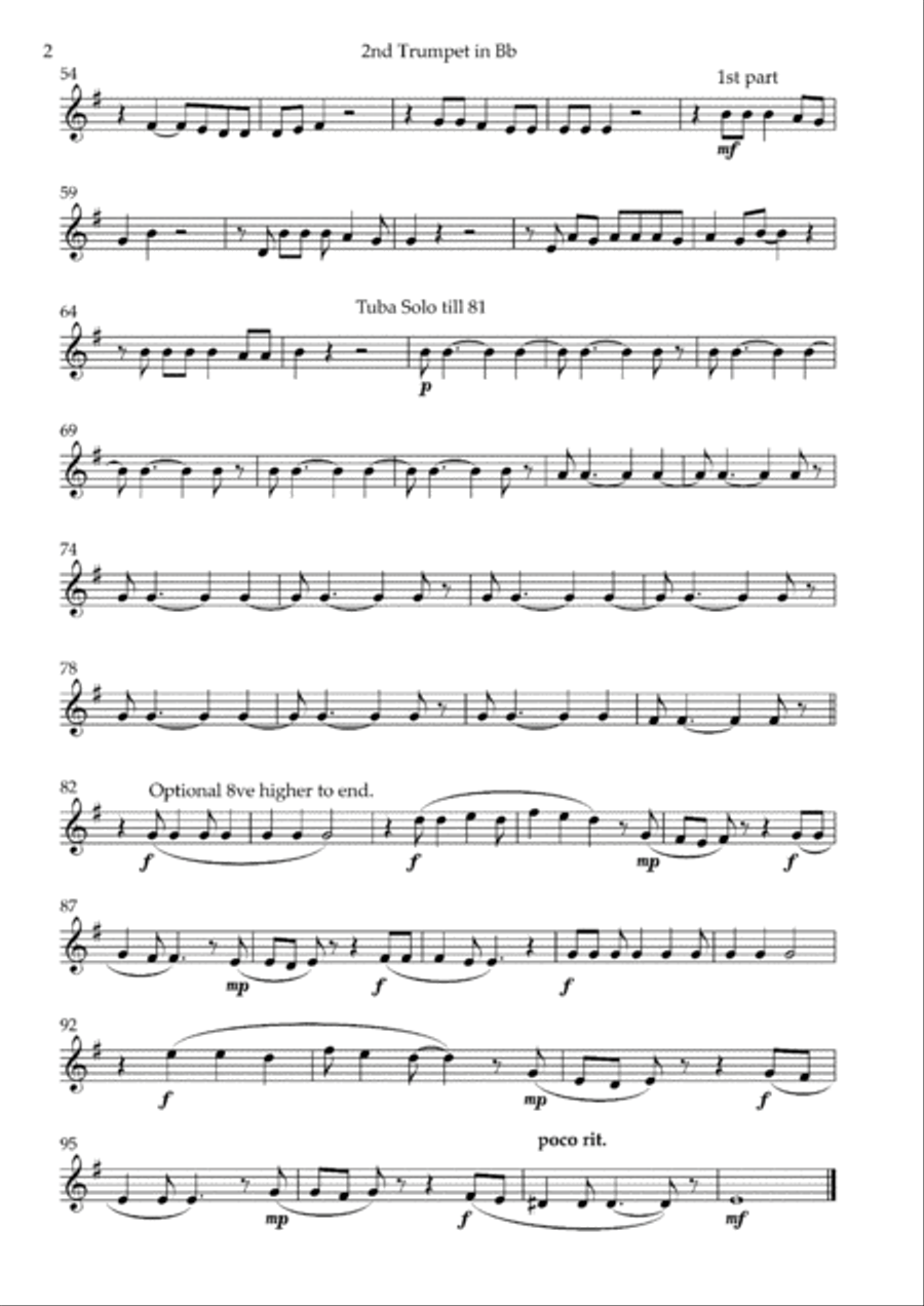 Hotel California Brass Ensemble scores gallery preview page 4