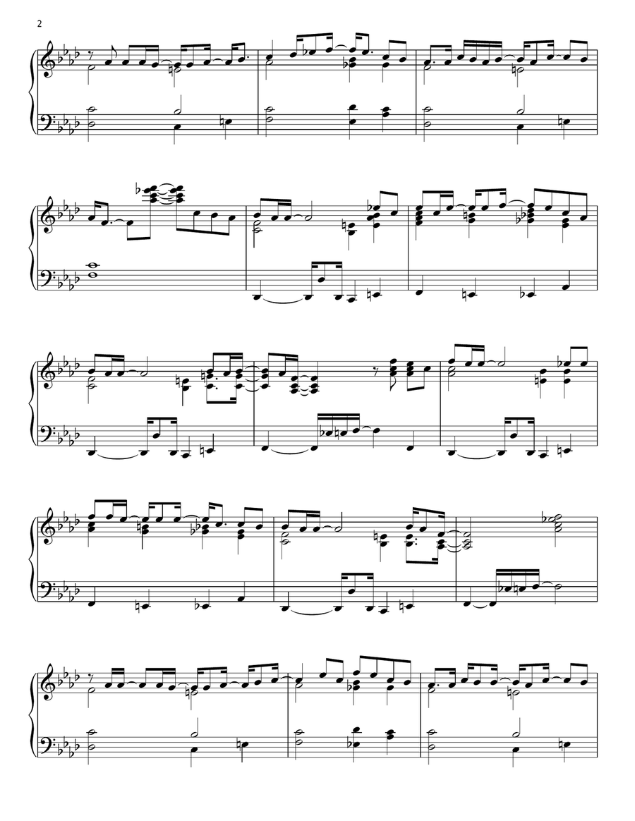 Just The Two Of Us Piano Solo scores gallery preview page 2