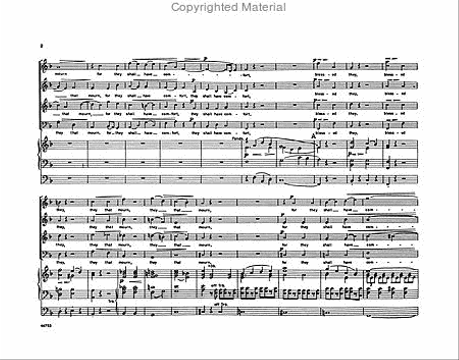 Requiem, Op. 45 4-Part scores gallery preview page 3