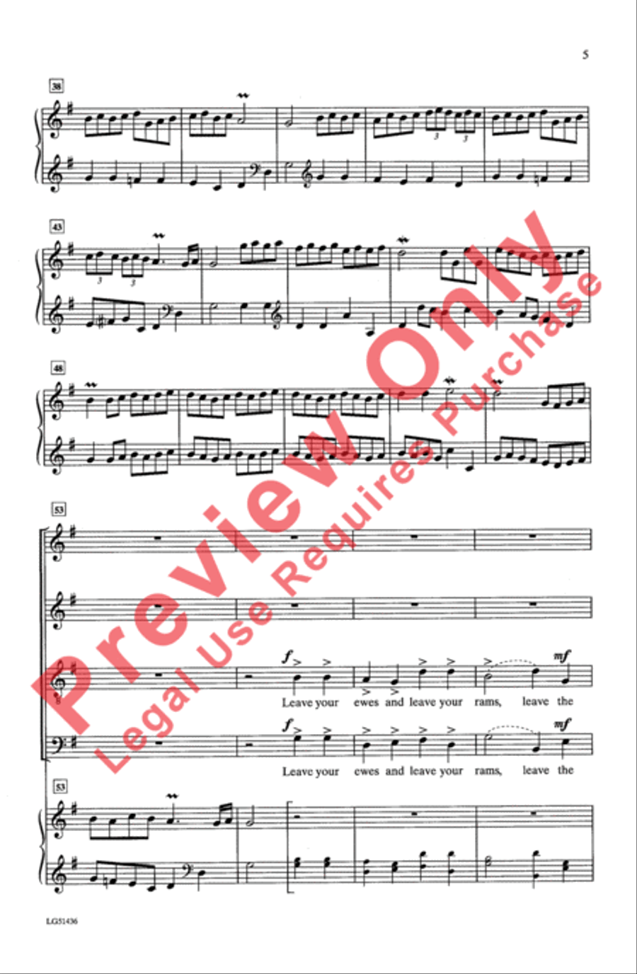 Noel We Sing Noel We Sing 4-Part scores gallery preview page 5