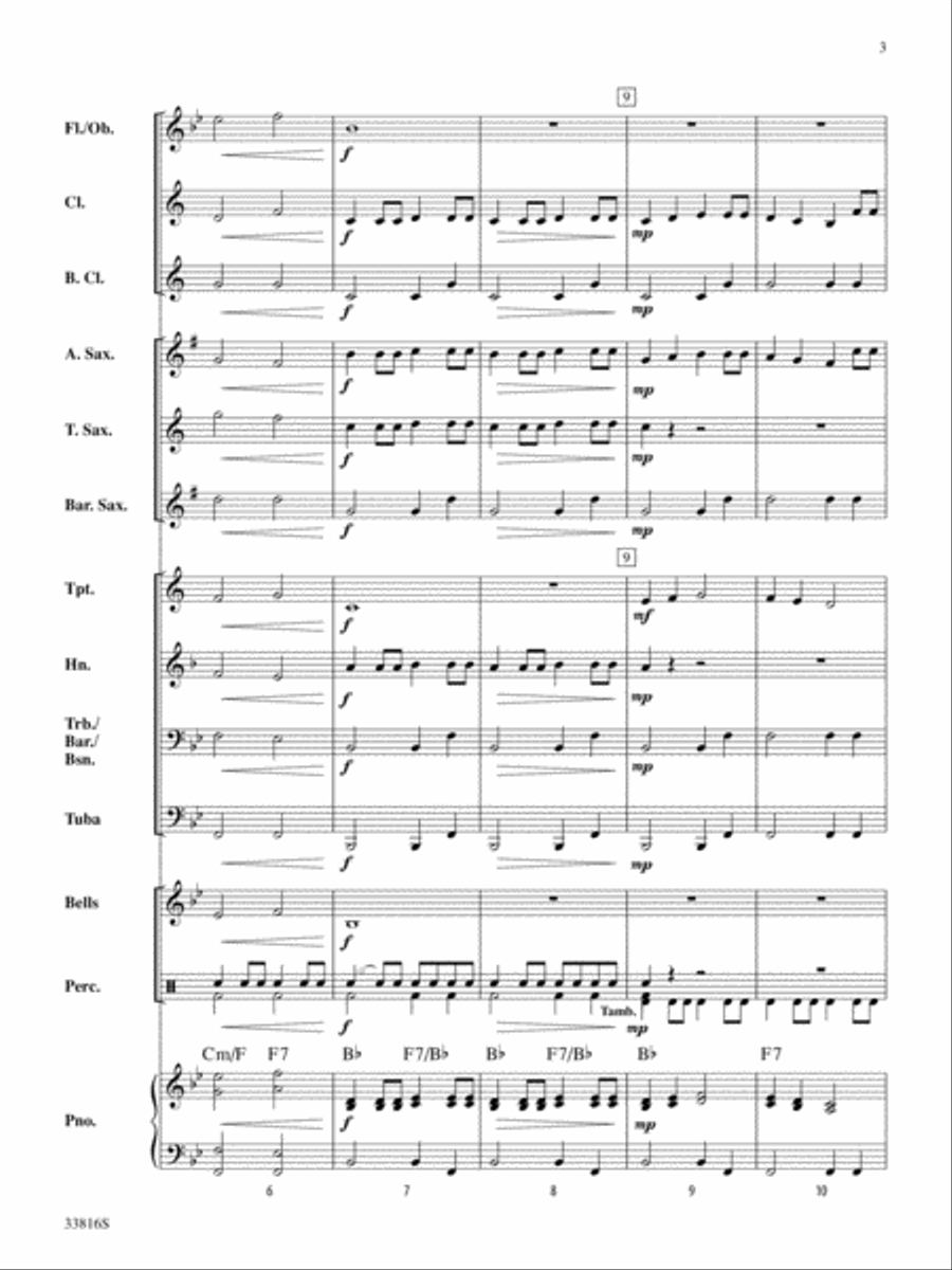 Continental Divide: Score Concert Band scores gallery preview page 3