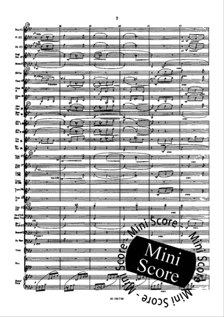 Chanson de Matin Concert Band scores gallery preview page 11