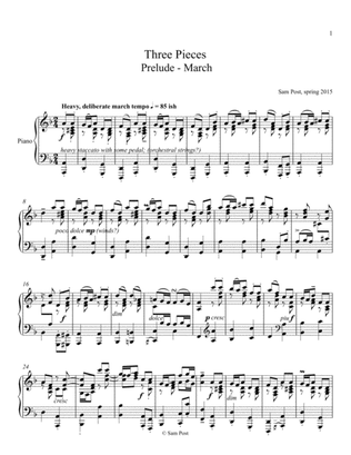 Three Pieces for Piano, op. 20