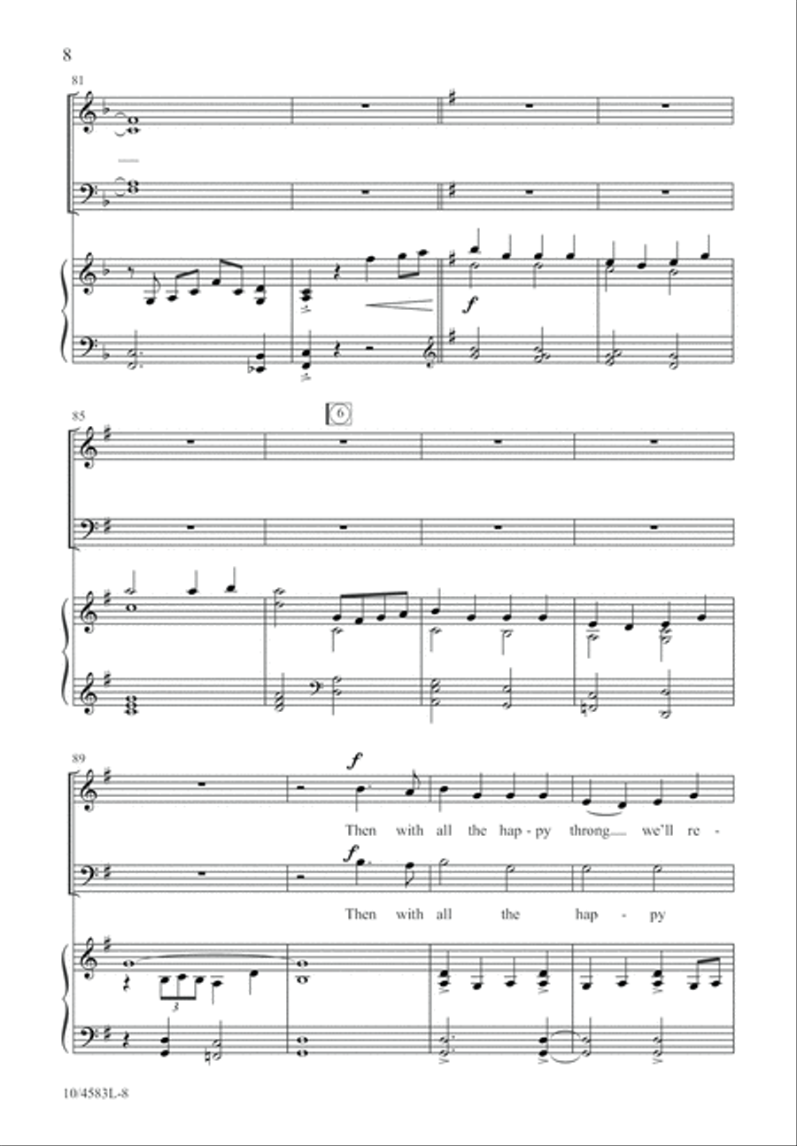Saints Bound for Heaven Saints Bound for Heaven 4-Part scores gallery preview page 9