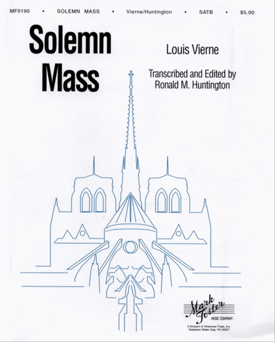 Solemn Mass 4-Part scores gallery preview page 1