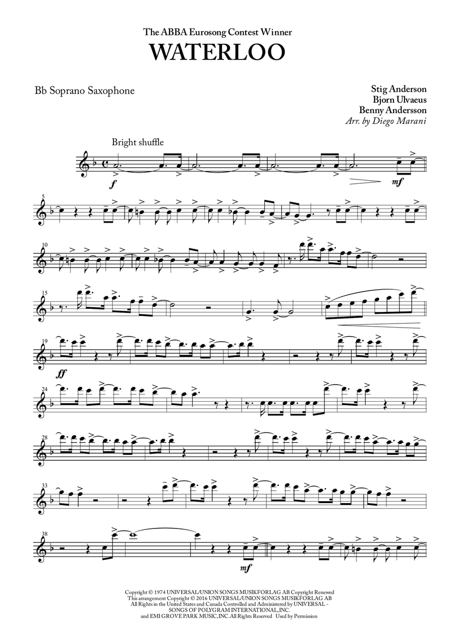 Waterloo Woodwind Quartet scores gallery preview page 1