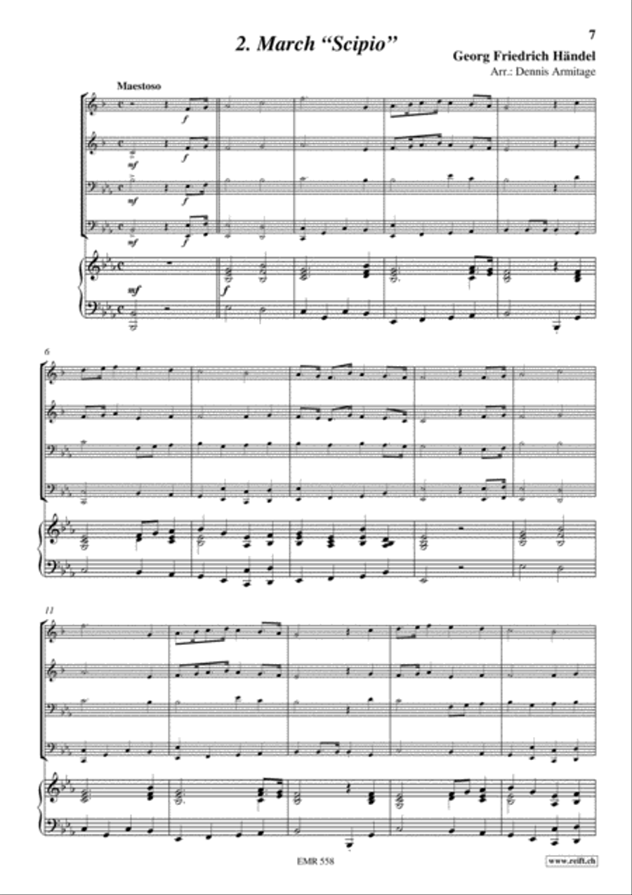 3 Quartets Volume 1 Brass Quartet scores gallery preview page 5