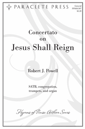 Book cover for Concertato on Jesus Shall Reign
