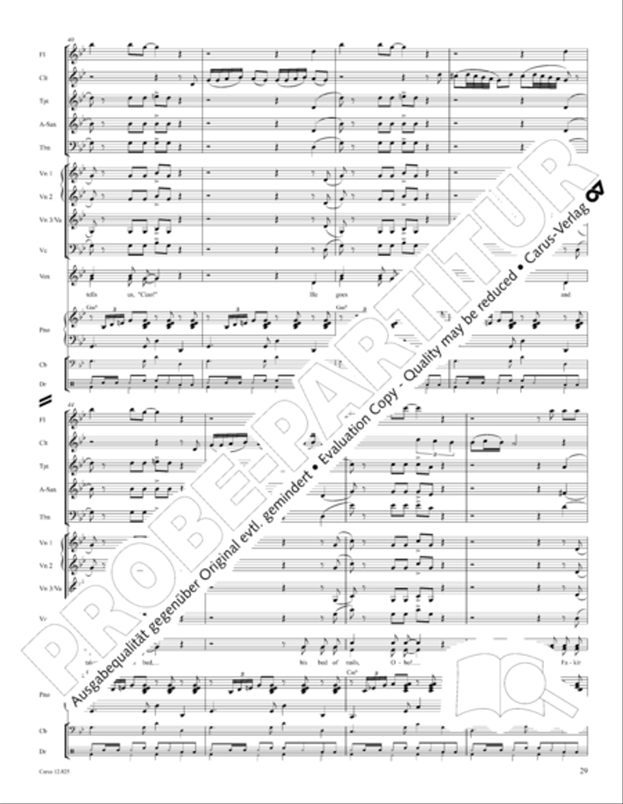 Circus Allegro Choir scores gallery preview page 30