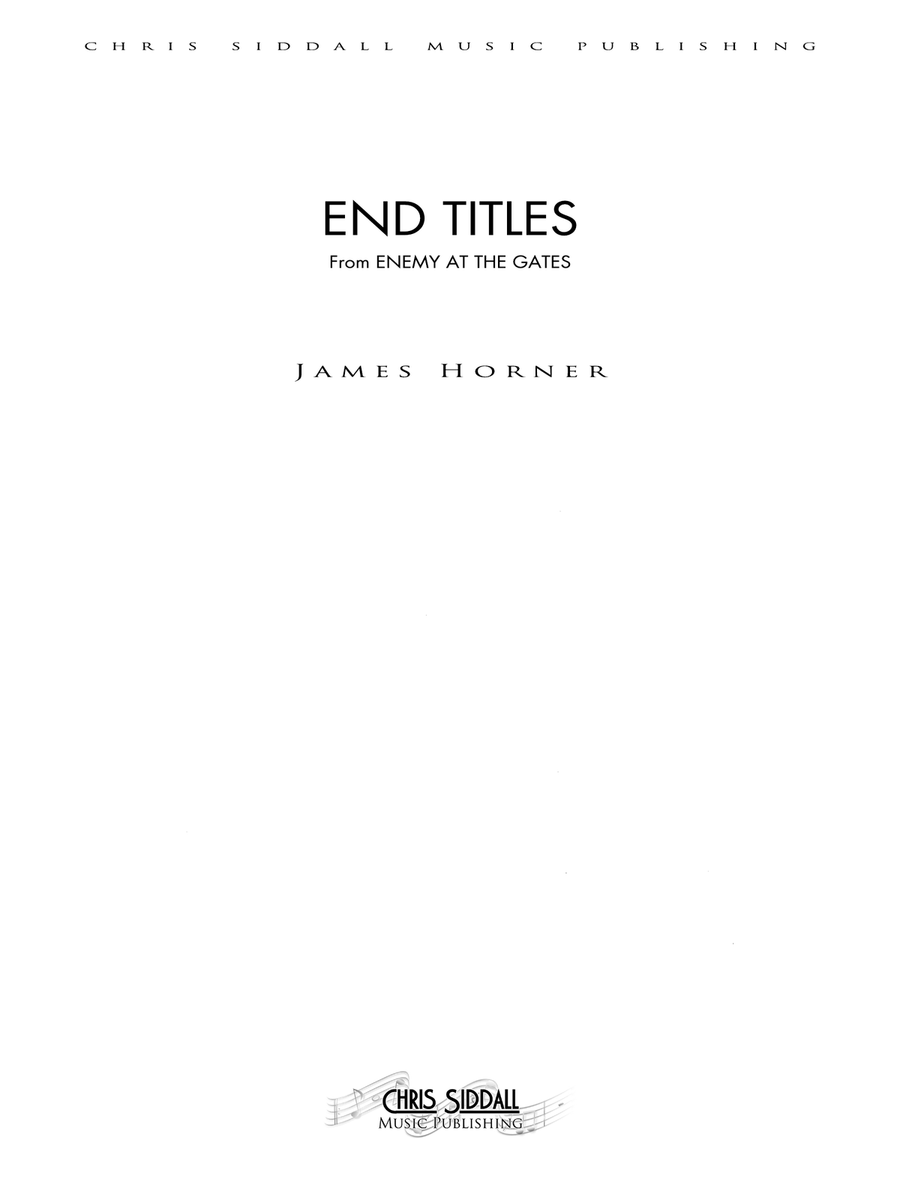 Enemy At The Gates (End Title Credits) - Score Only Full Orchestra scores gallery preview page 1