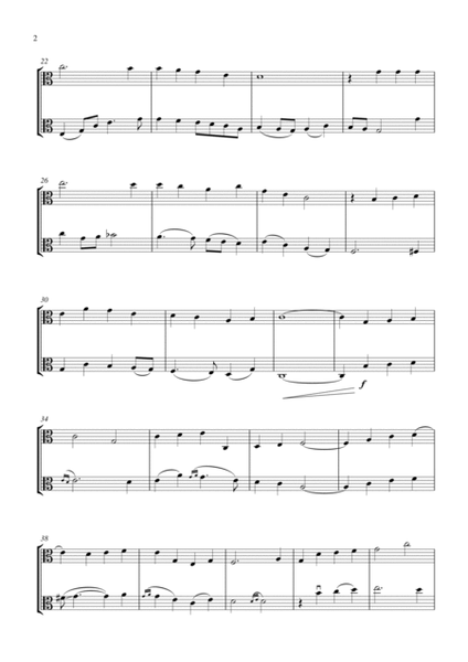 Danny Boy (Londonderry Air) (for viola duet, suitable for grades 2-5) image number null