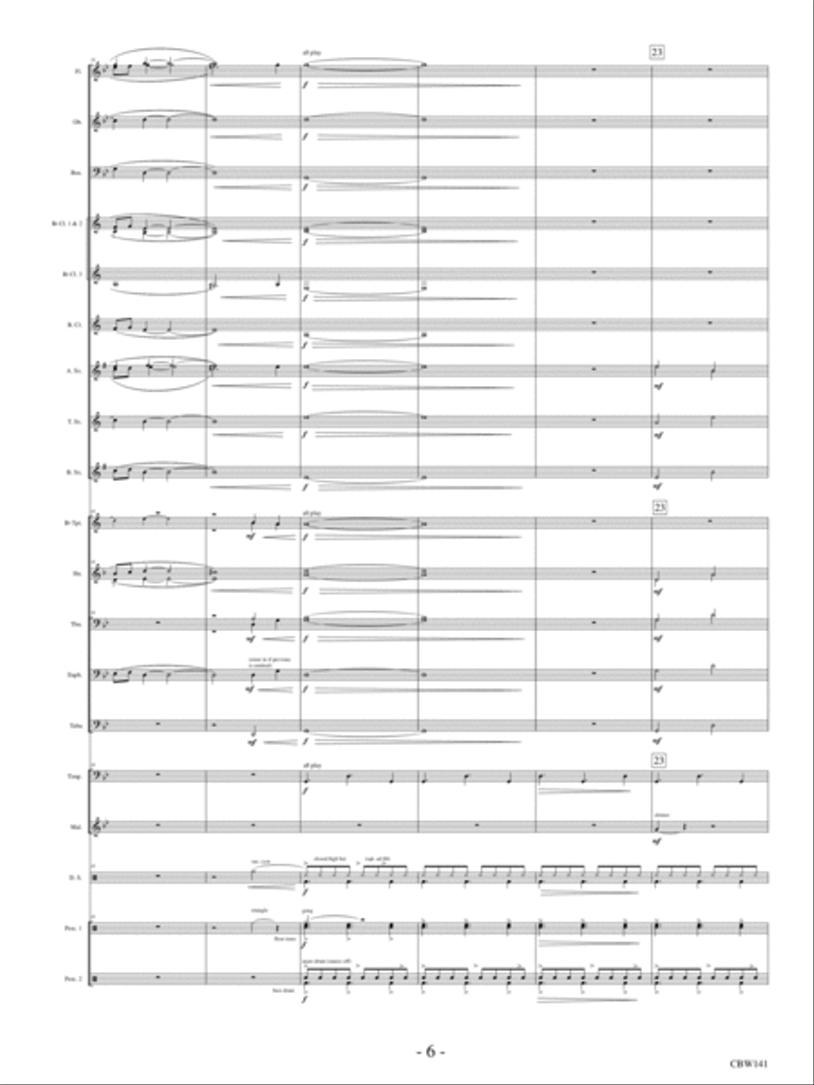 Escape Velocity Concert Band scores gallery preview page 11