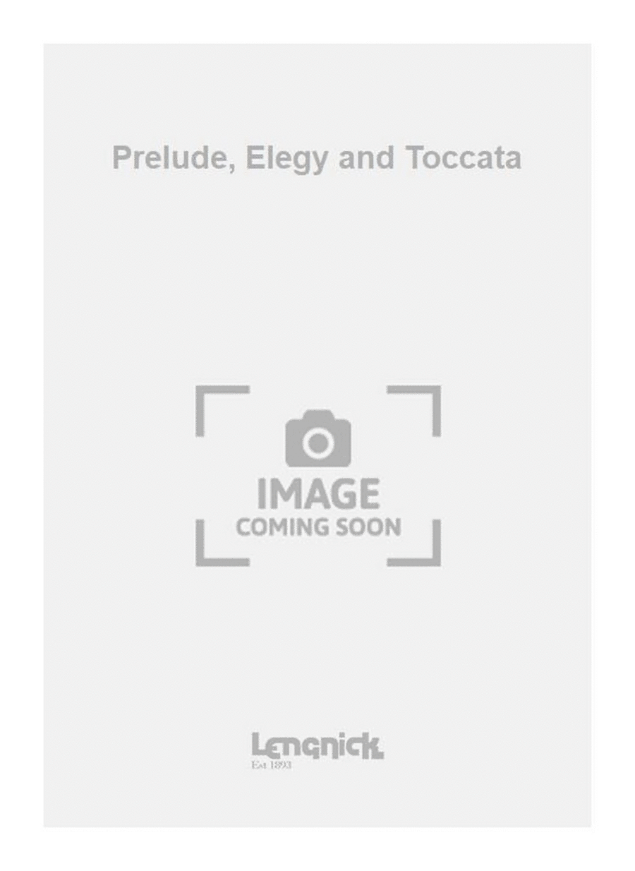 Prelude, Elegy and Toccata Piano Solo scores gallery preview page 1