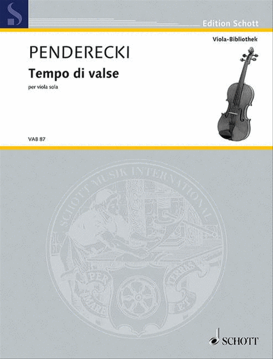 Tempo di valse Viola Solo scores gallery preview page 1