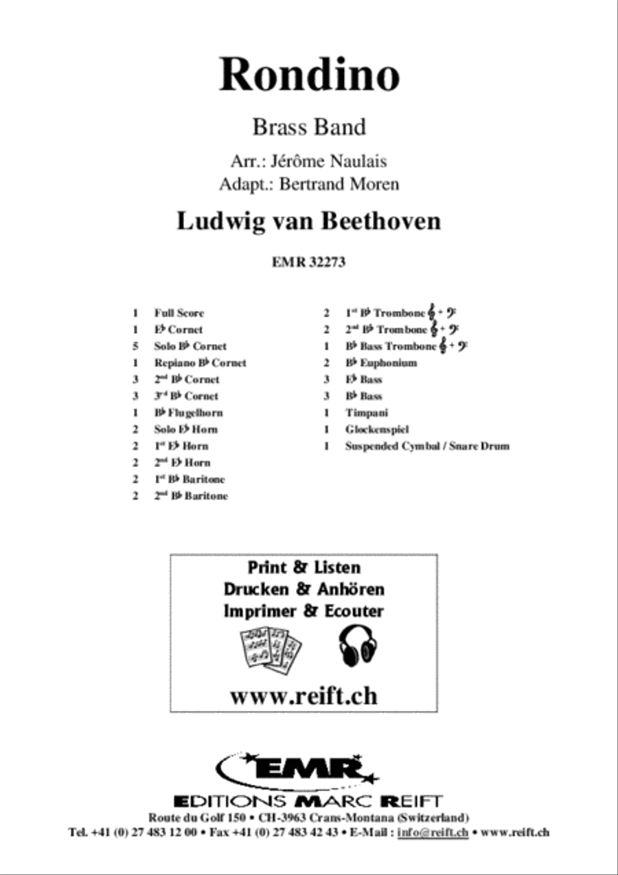 Rondino Rondino Brass Band scores gallery preview page 2