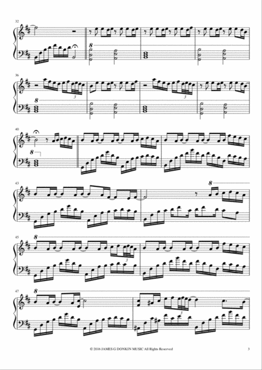 Solitude Solitude Piano Solo scores gallery preview page 3