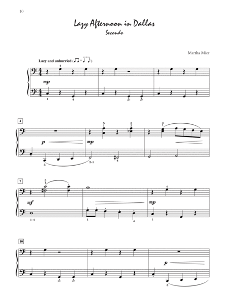 Jazz, Rags & Blues for Two, Book 1 Small Ensemble scores gallery preview page 3