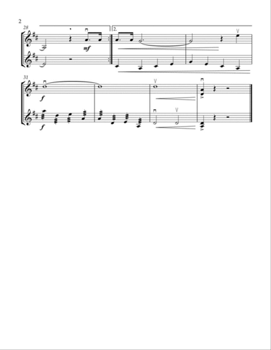 Happy Holiday Happy Holiday String Duet scores gallery preview page 3