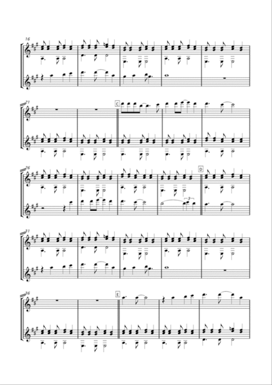 Heartbeat Guitar scores gallery preview page 5