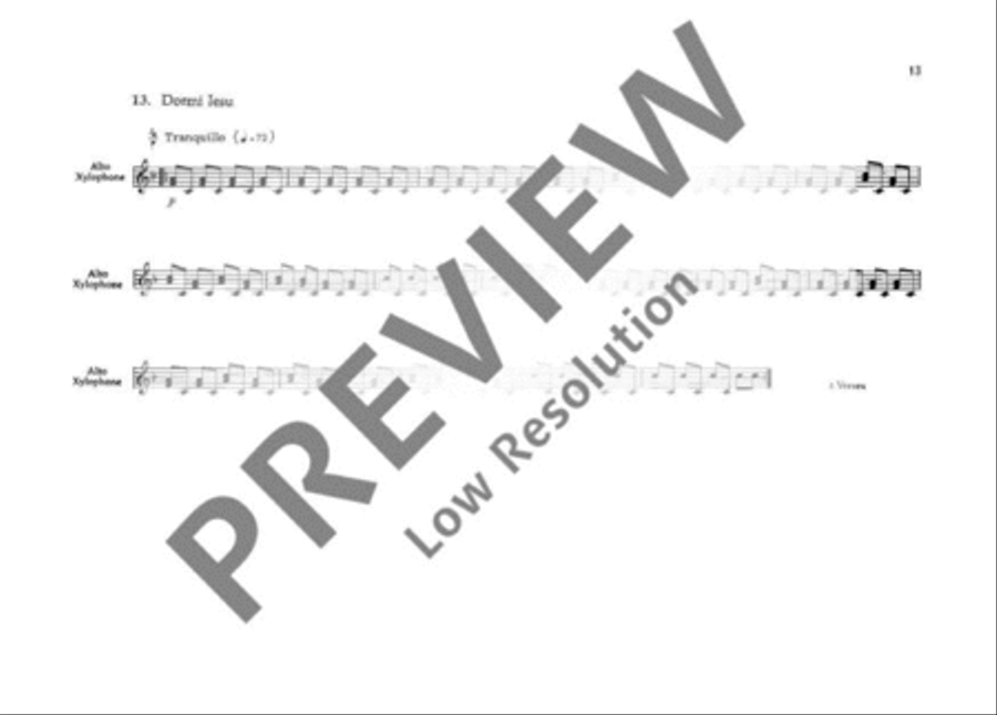 The Christmas Story Glockenspiel scores gallery preview page 14
