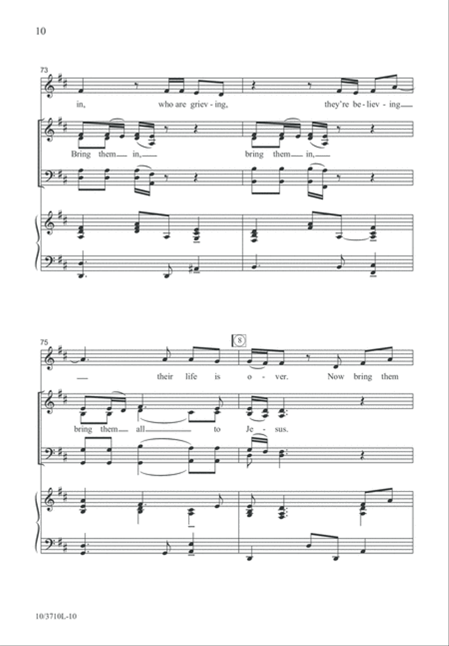 Bring Them In 4-Part scores gallery preview page 11