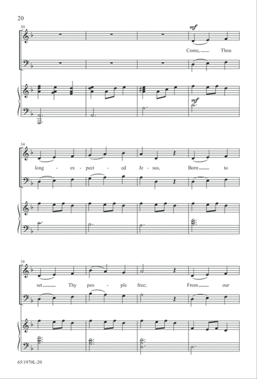 A Great and Mighty Wonder 4-Part scores gallery preview page 21