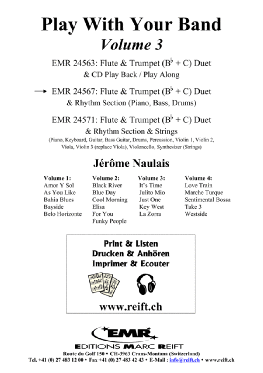 Play With Your Band Volume 3 Flute scores gallery preview page 2