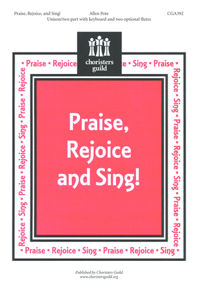 Book cover for Praise, Rejoice, and Sing