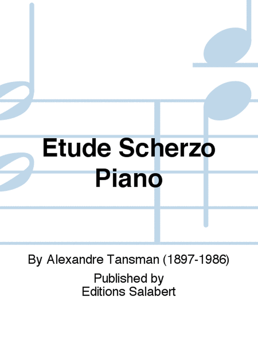 Etude Scherzo Piano