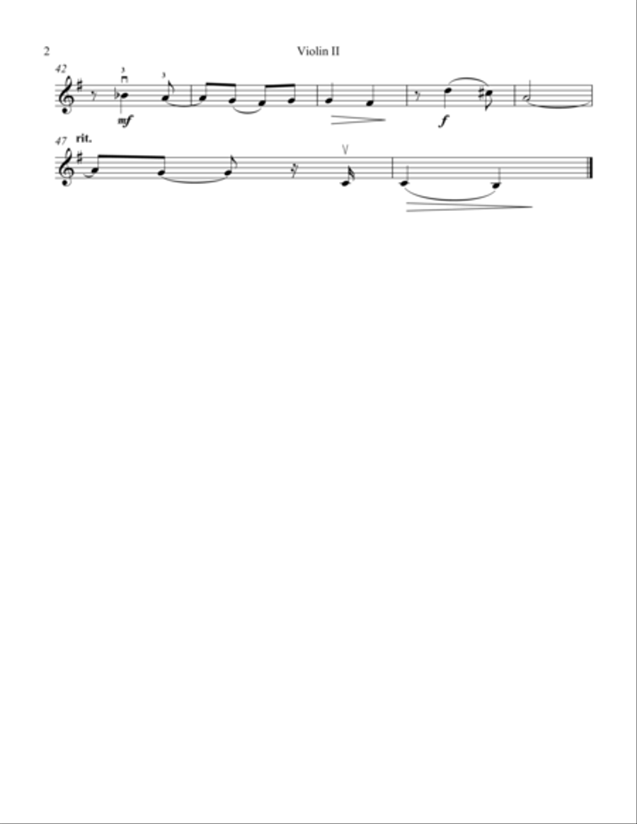 Frightening String Orchestra scores gallery preview page 5