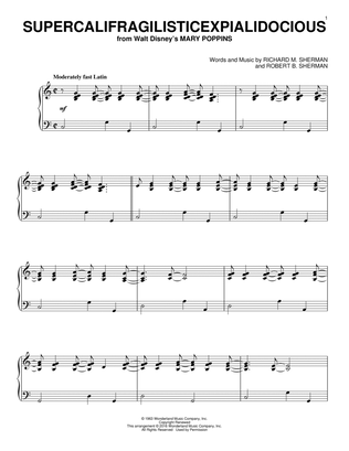 Supercalifragilisticexpialidocious [Jazz version] (from Mary Poppins)