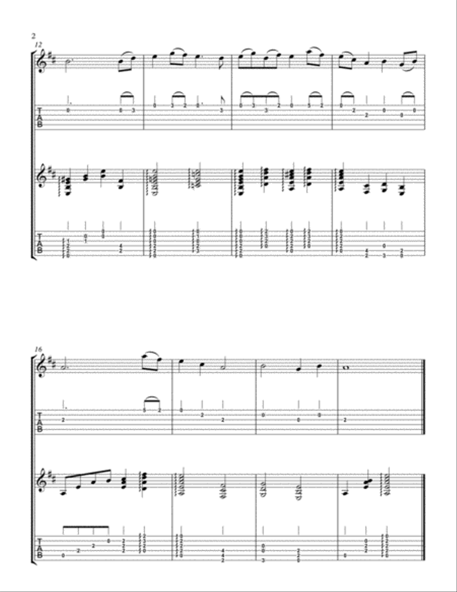 Pibroch (Guitar Duet) Pibroch (Guitar Duet) Guitar scores gallery preview page 2