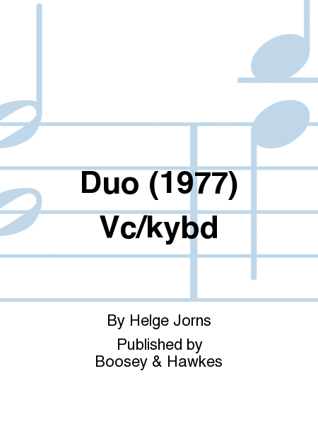 Duo (1977) Vc/kybd