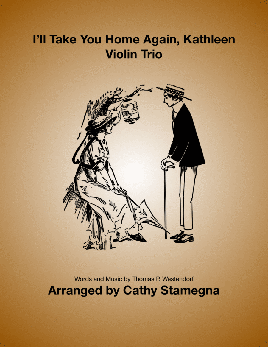 I’ll Take You Home Again, Kathleen (Violin Trio) String Trio scores gallery preview page 1
