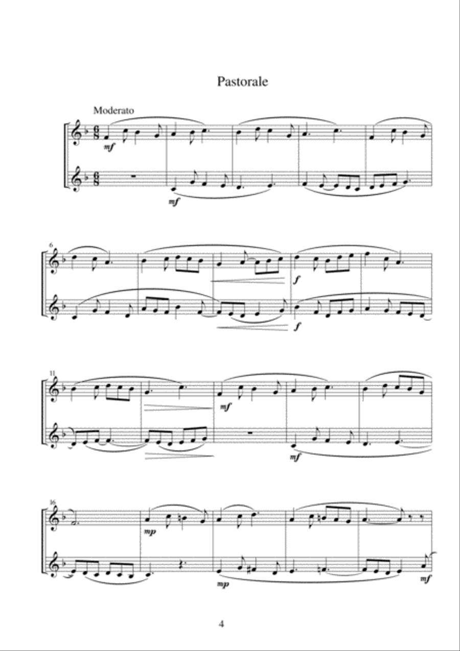 15 Duos for Two Horns 15 Duos for Two Horns Brass Duet scores gallery preview page 5