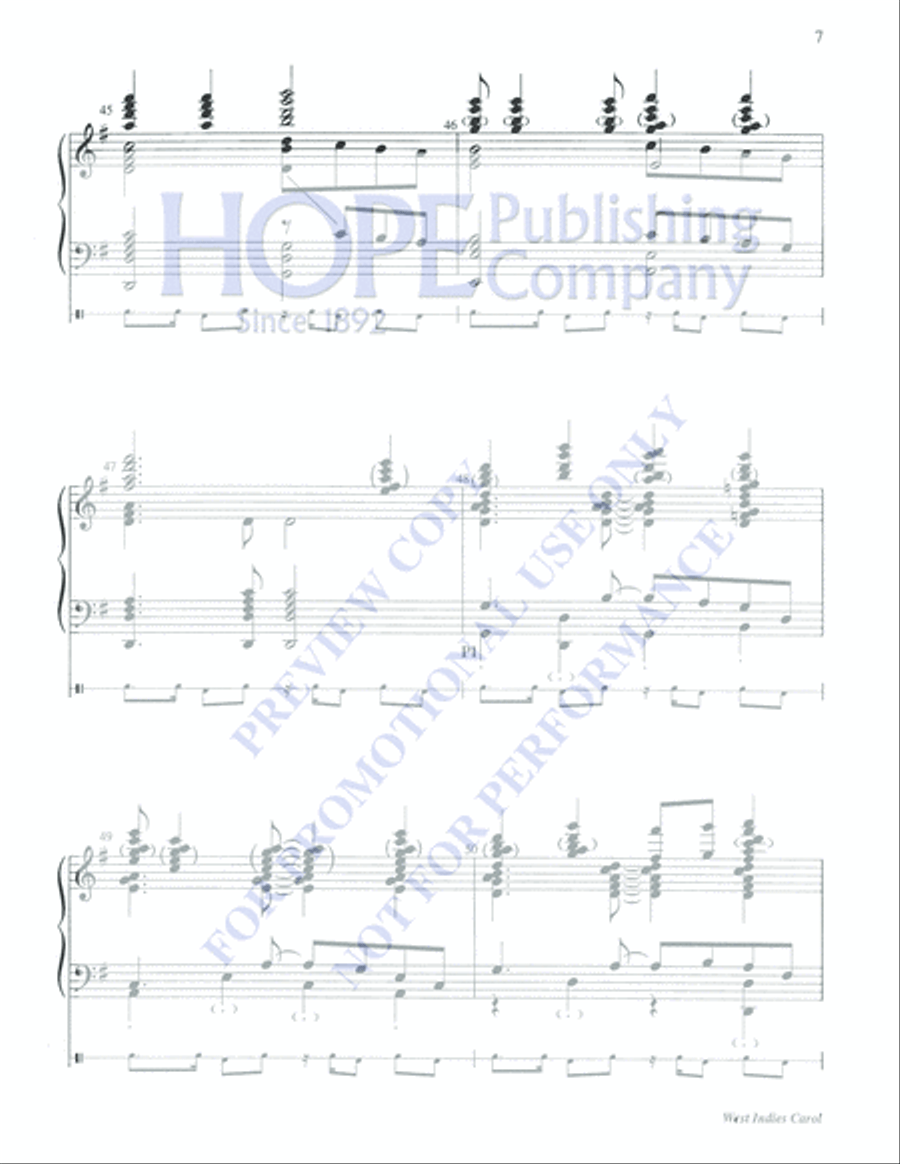 West Indies Carol