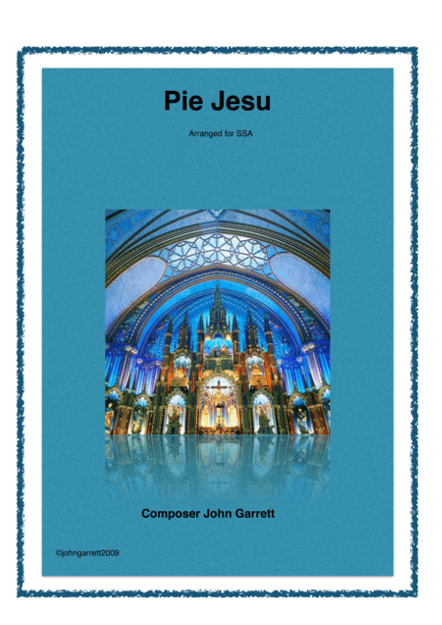 Pie Jesu Choir scores gallery preview page 1