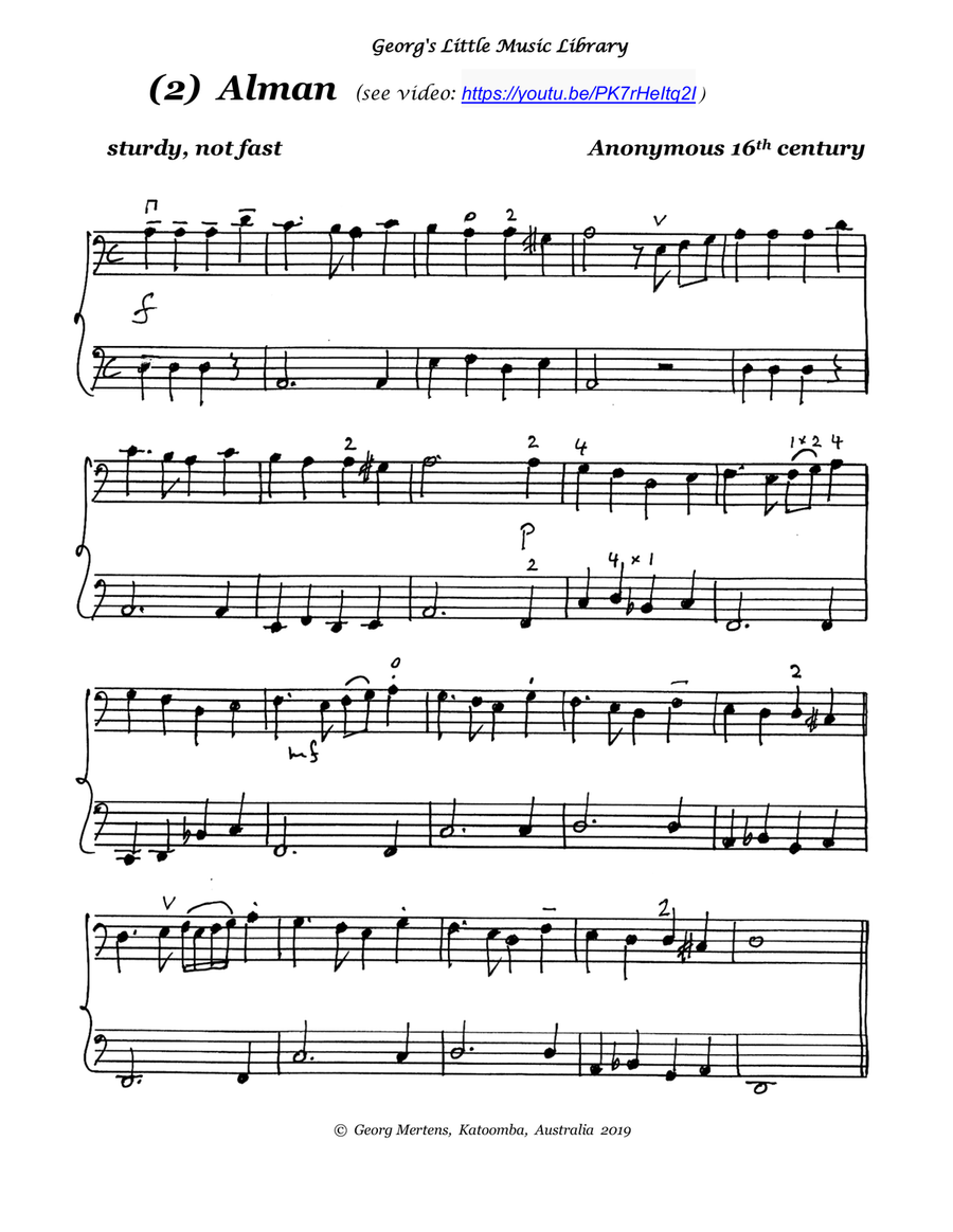 8 Beautiful Renaissance Dances for 2 Cellos String Duet scores gallery preview page 5