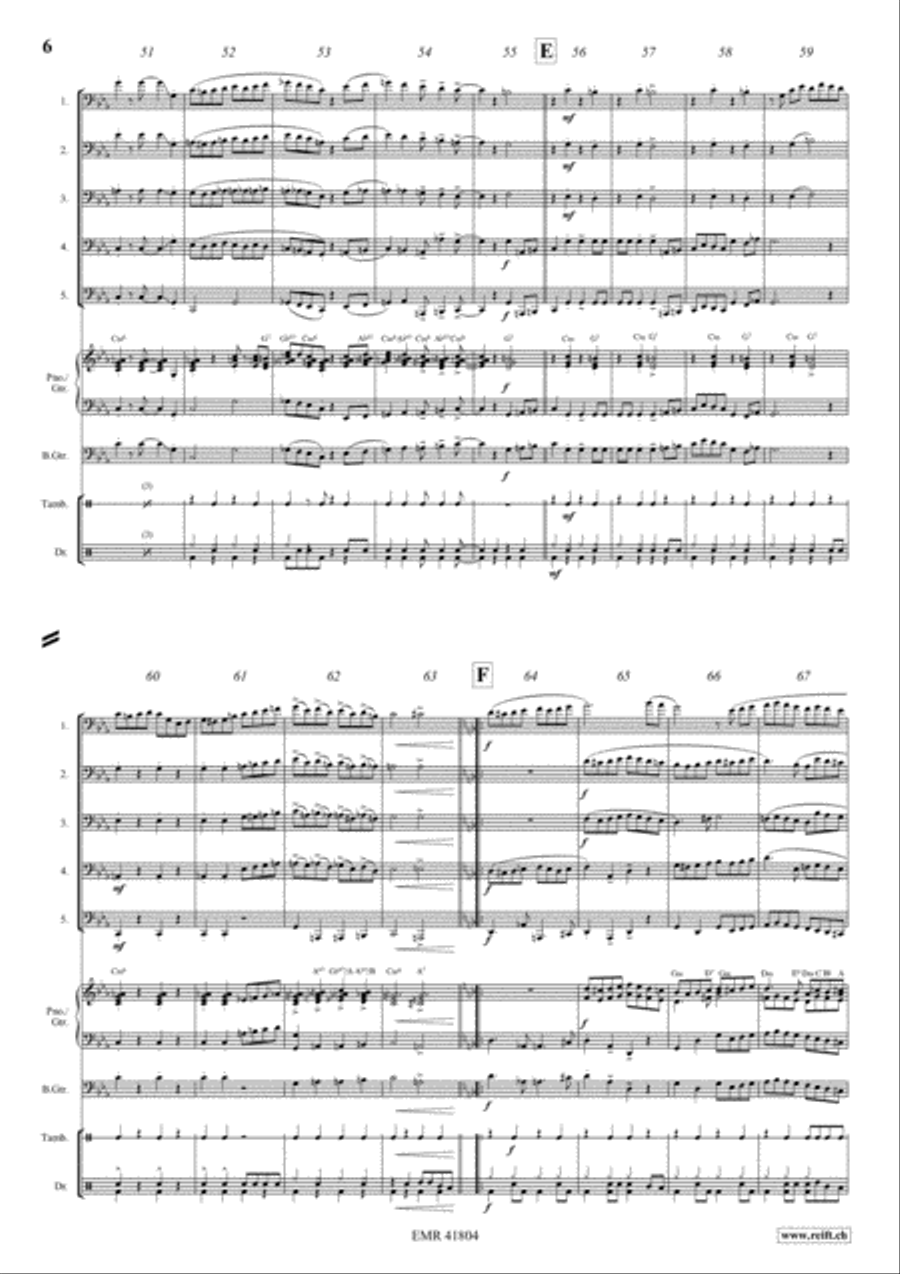 Fascinatin' Gospels Trombone scores gallery preview page 6