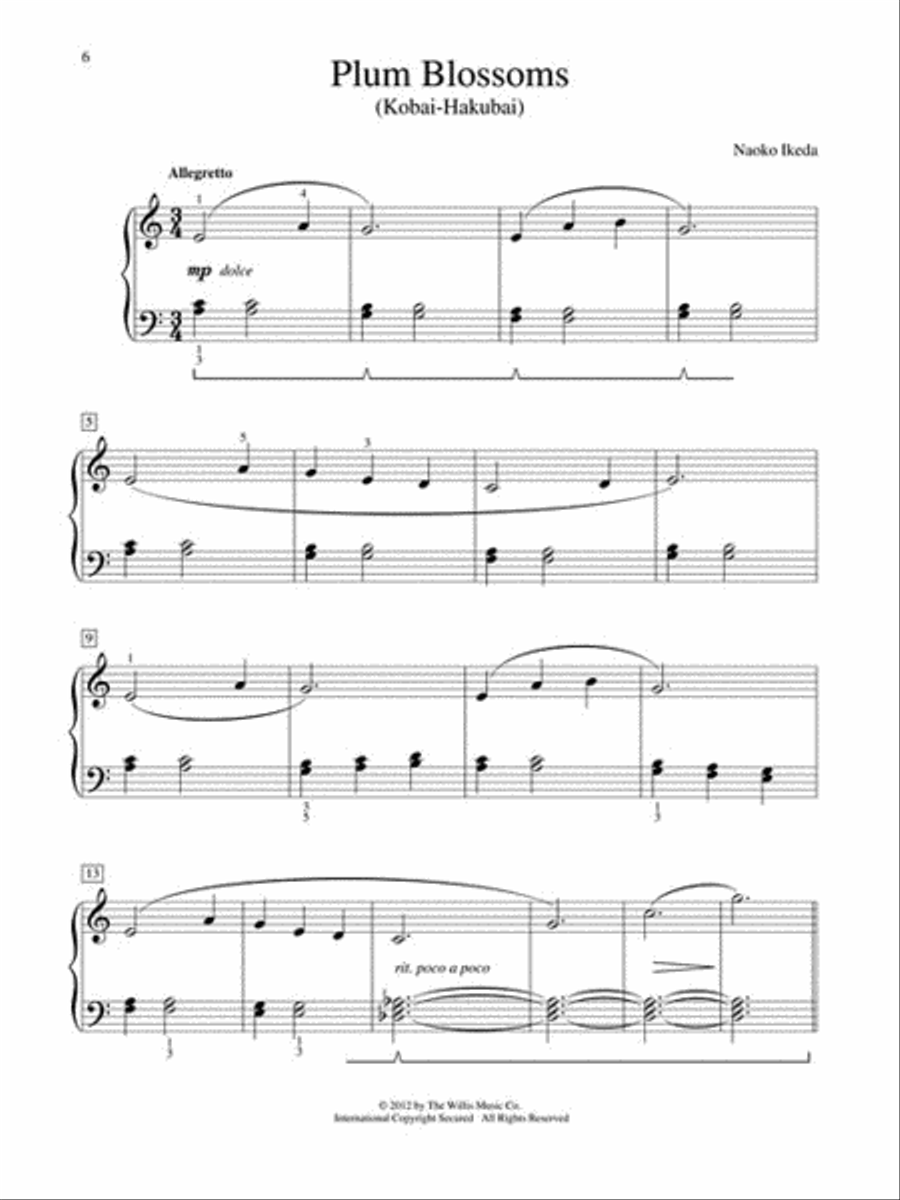 Miyabi Miyabi Piano Solo scores gallery preview page 4