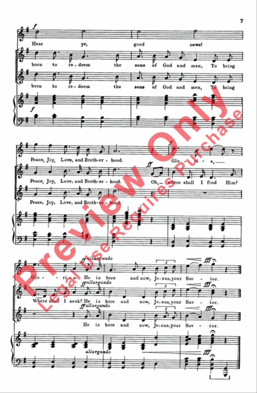 What Strangers Are These? (Noel Ecossais) Women's Choir scores gallery preview page 7