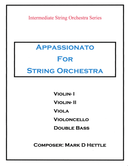 Appassionato For String Orchestra image number null