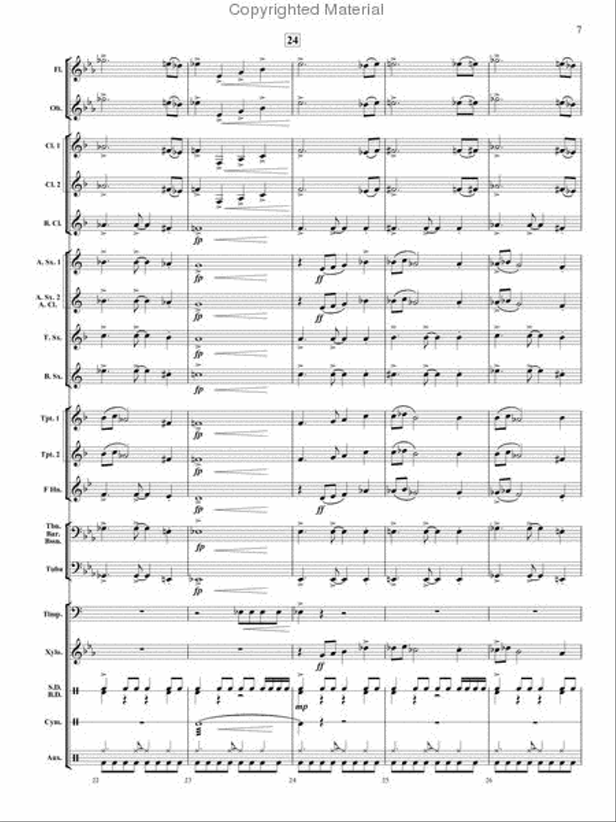 Spania Concert Band scores gallery preview page 6