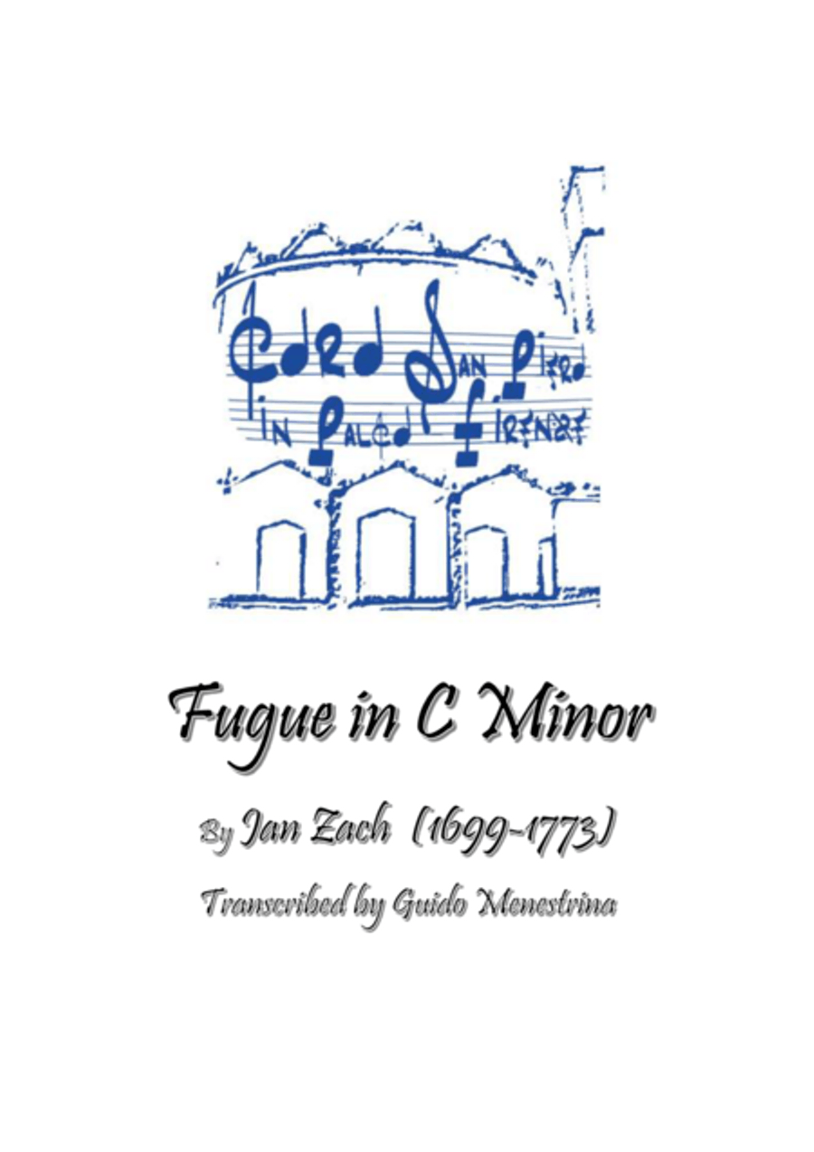 Jan Zach - Fugue in C Minor Organ Solo scores gallery preview page 1