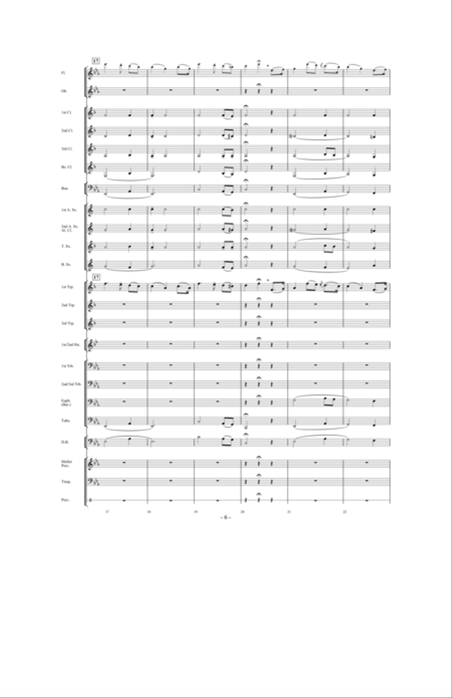 The Last Rose Of Summer The Last Rose Of Summer Concert Band scores gallery preview page 5