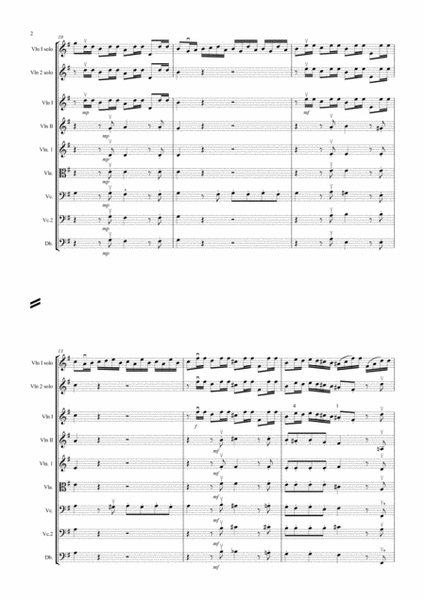 Telemann Concerto in E minor for 2 violins, Allegro (Junior Strings)