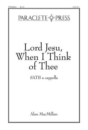 Book cover for Lord Jesu When I Think of Thee