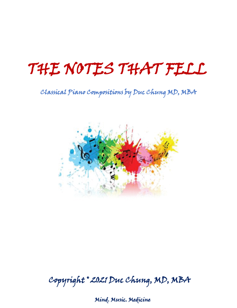 The Notes That Fell The Notes That Fell Piano Solo scores gallery preview page 1