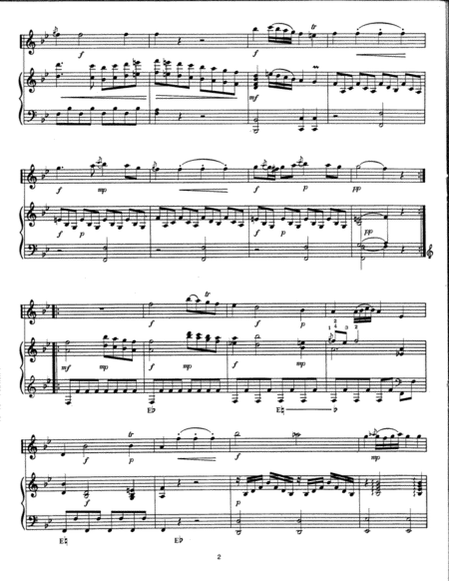 Sonata No. 2 for Harp and Flute (or Violin)