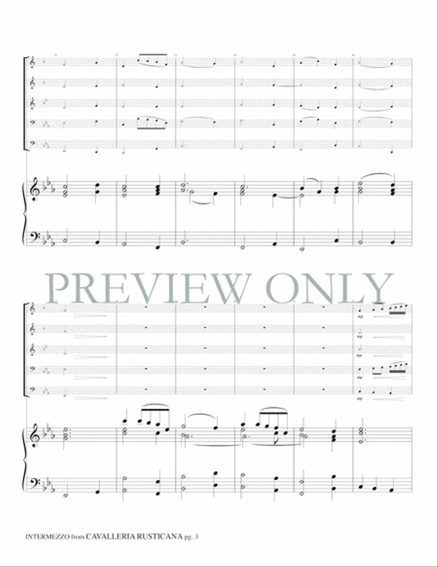 Intermezzo Brass Ensemble scores gallery preview page 5